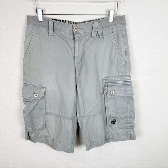 Mens Fox Racing Y2K Khaki Shorts Skateboard 32 Cargo - Picture 1 of 7